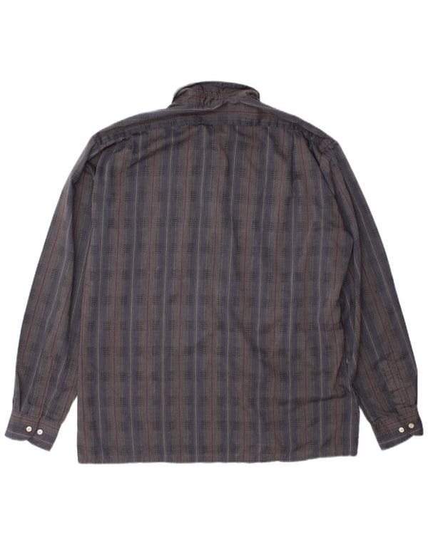 Camicia da uomo Cacharel taglia 41 a righe grigie grandi