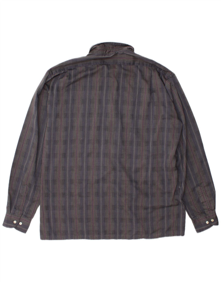 Camicia da uomo Cacharel taglia 41 a righe grigie grandi