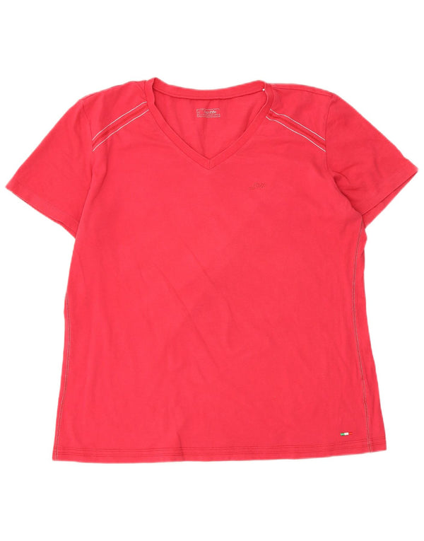 T-shirt da donna Lotto Top UK 14 Large Rosa