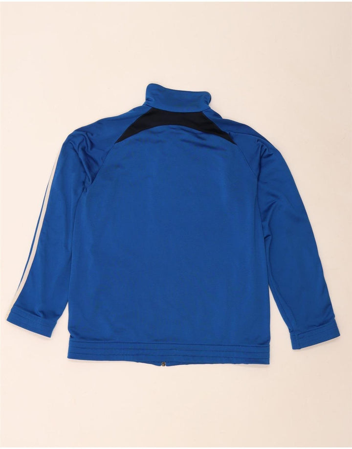 Giacca da tuta da ragazzo Adidas 15-16 anni in poliestere color block blu