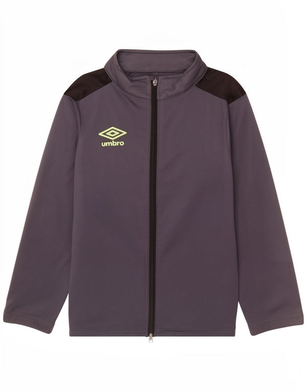 Giacca da tuta da ragazzo Umbro 11-12 anni in poliestere grigio