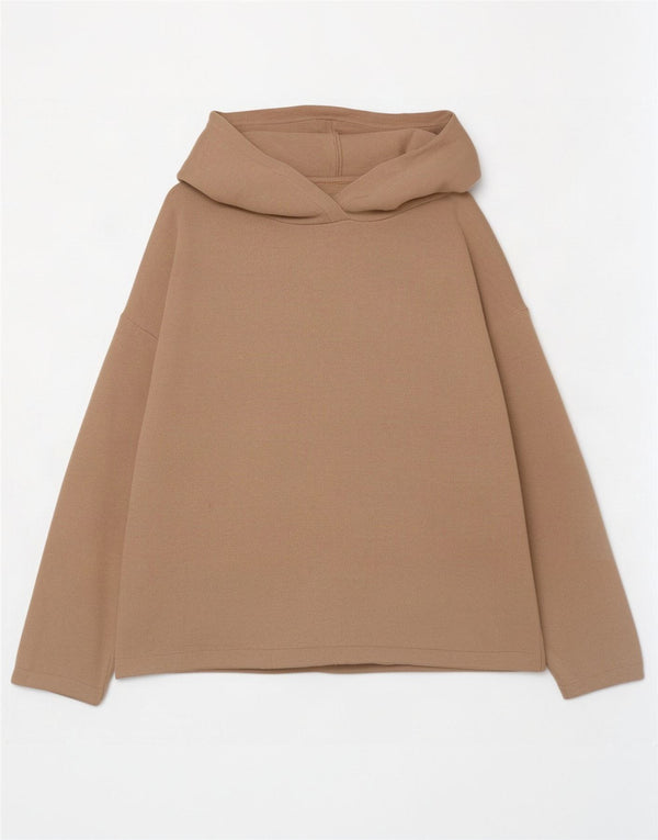 Maglione oversize con cappuccio da donna Jack Wills UK 12 Beige medio