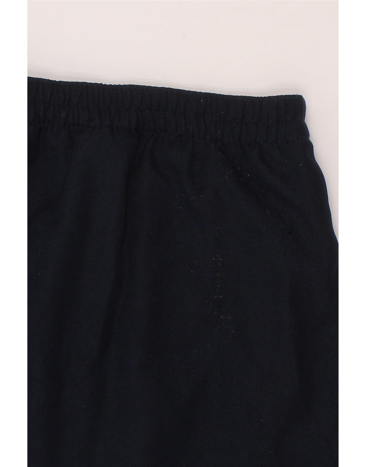 IZOD Girls Pleated Skirt 7-8 Years W26 Navy Blue Polyester Vintage Izod and Second-Hand Izod from Messina Hembry 