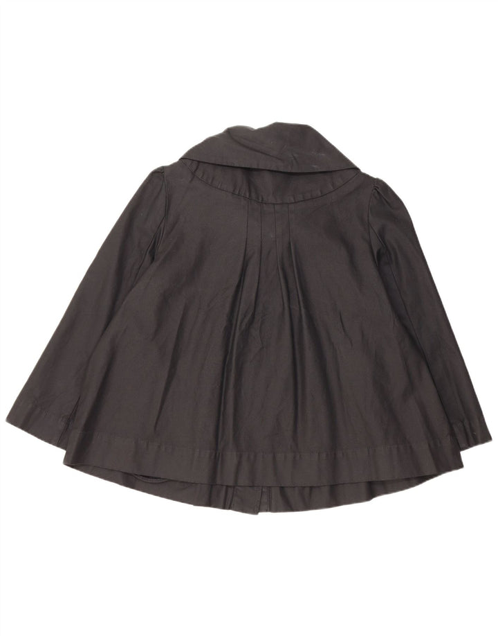 Topshop Bomber da donna con maniche a 3/4 UK 14 grande cotone nero