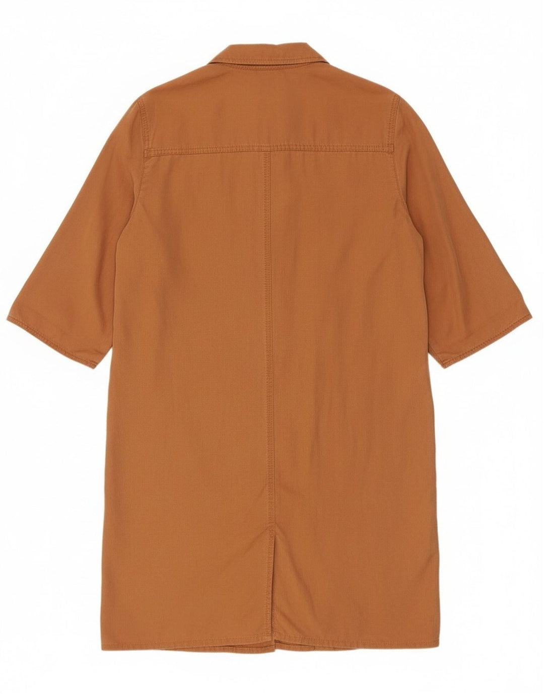 Abito camicia pullover da donna con maniche a 3/4 Perte by Krizia UK 12 Marrone medio