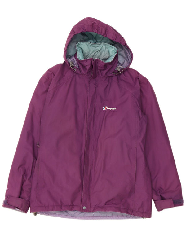 Giacca a vento con cappuccio da donna Berghaus UK 12 nylon viola medio