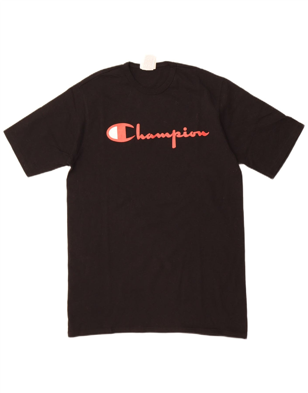 T-shirt grafica da uomo Champion Top grande in cotone nero