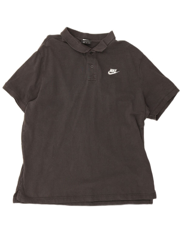 Polo Nike da uomo XL in cotone nero