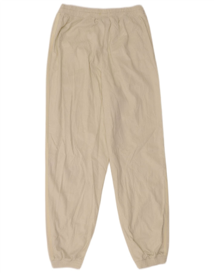 Pantaloni da tuta da donna Adidas Joggers UK 10 Small Poliestere bianco