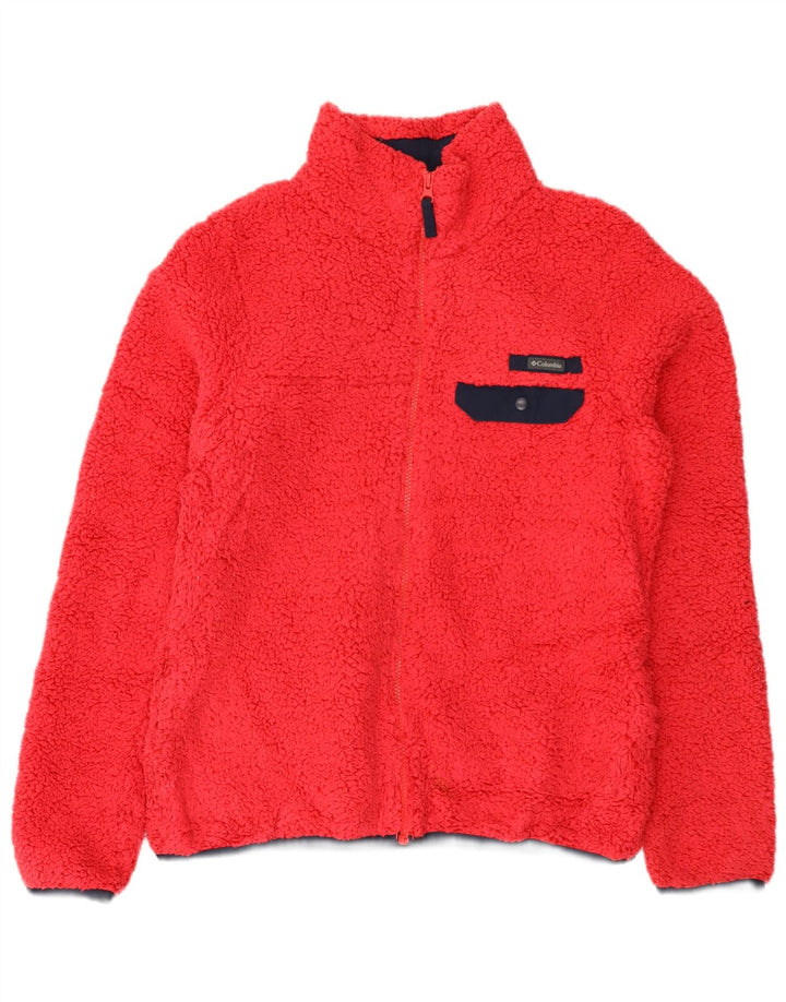 Giacca in pile da donna Columbia UK 14 poliestere rosa medio