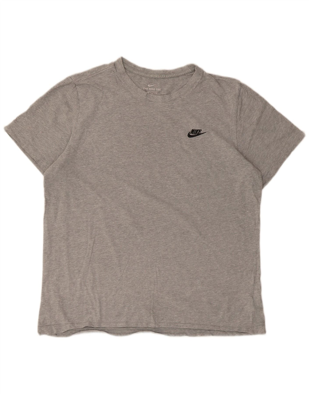 NIKE Womens T-Shirt Top UK 18 XL Grey Cotton