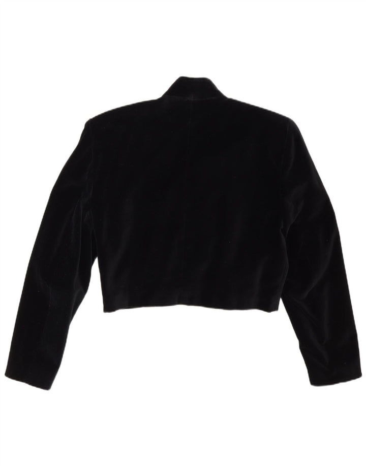 Giacca bolero in velluto da donna Max Dine IT 44 cotone nero medio