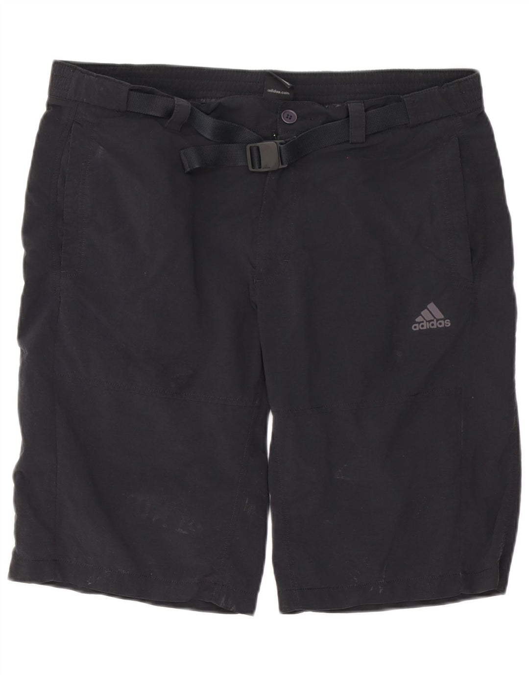 Pantaloncini chino Adidas Climalite da uomo W38 XL poliestere nero