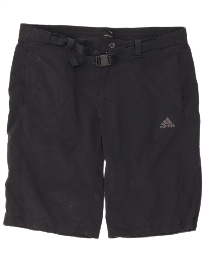 Pantaloncini chino Adidas Climalite da uomo W38 XL poliestere nero