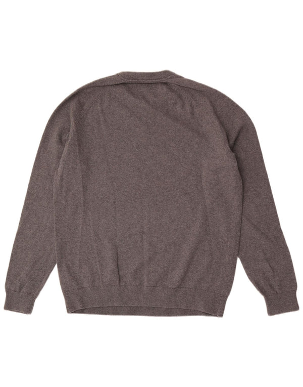 Maglione maglione girocollo da uomo Calvin Klein Jeans XL in cotone grigio