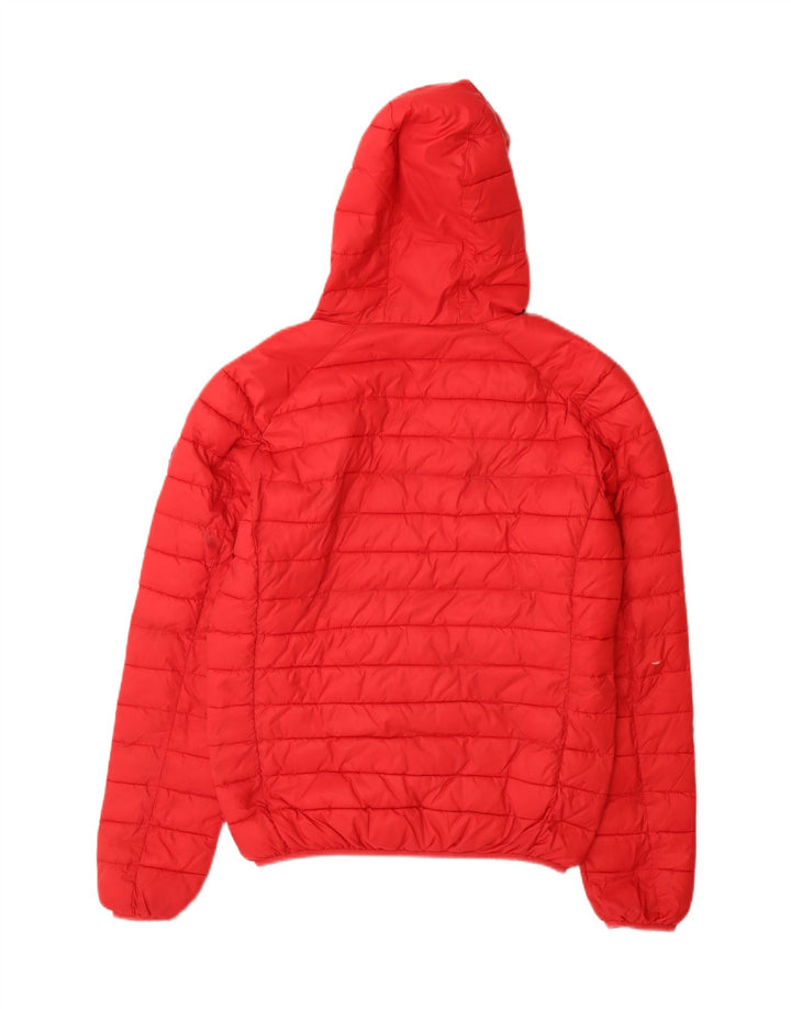 Giacca imbottita con cappuccio da donna Invicta UK 16 Large Rosso Poliammide