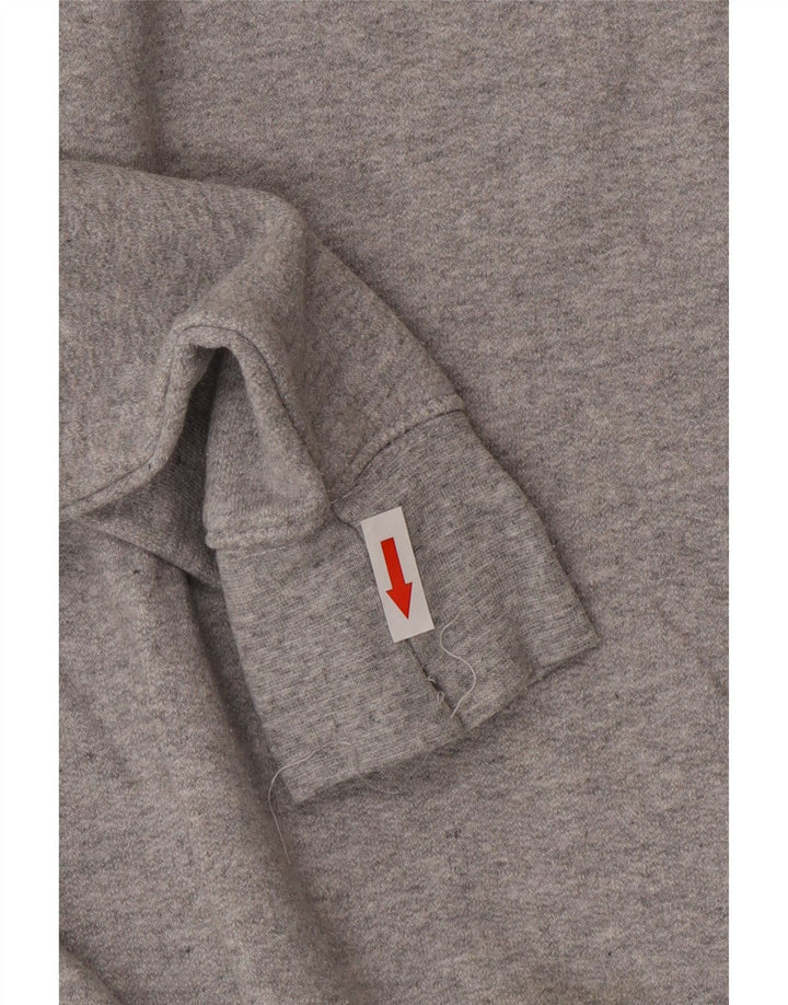 Topshop Felpa grafica da uomo Maglione piccolo cotone grigio