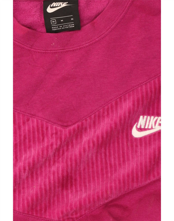 Felpa oversize da donna Nike UK 14 rosa medio