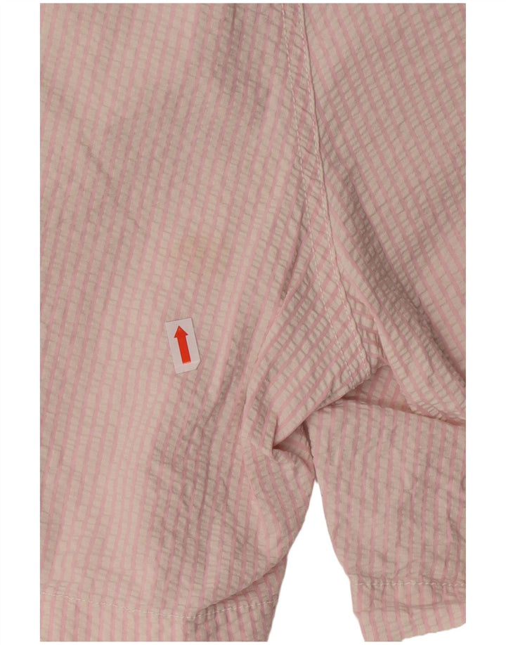 POLO RALPH LAUREN Pantaloncini da bagno da uomo in cotone a righe rosa medio