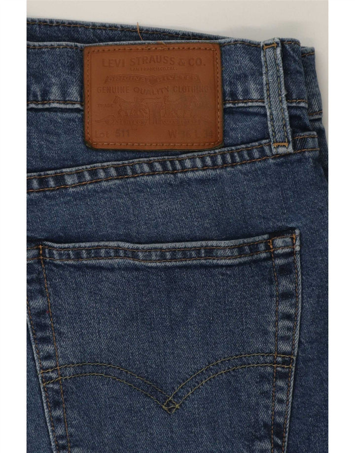 Jeans Levi's Uomo 511 Slim W36 L34 Cotone Blu