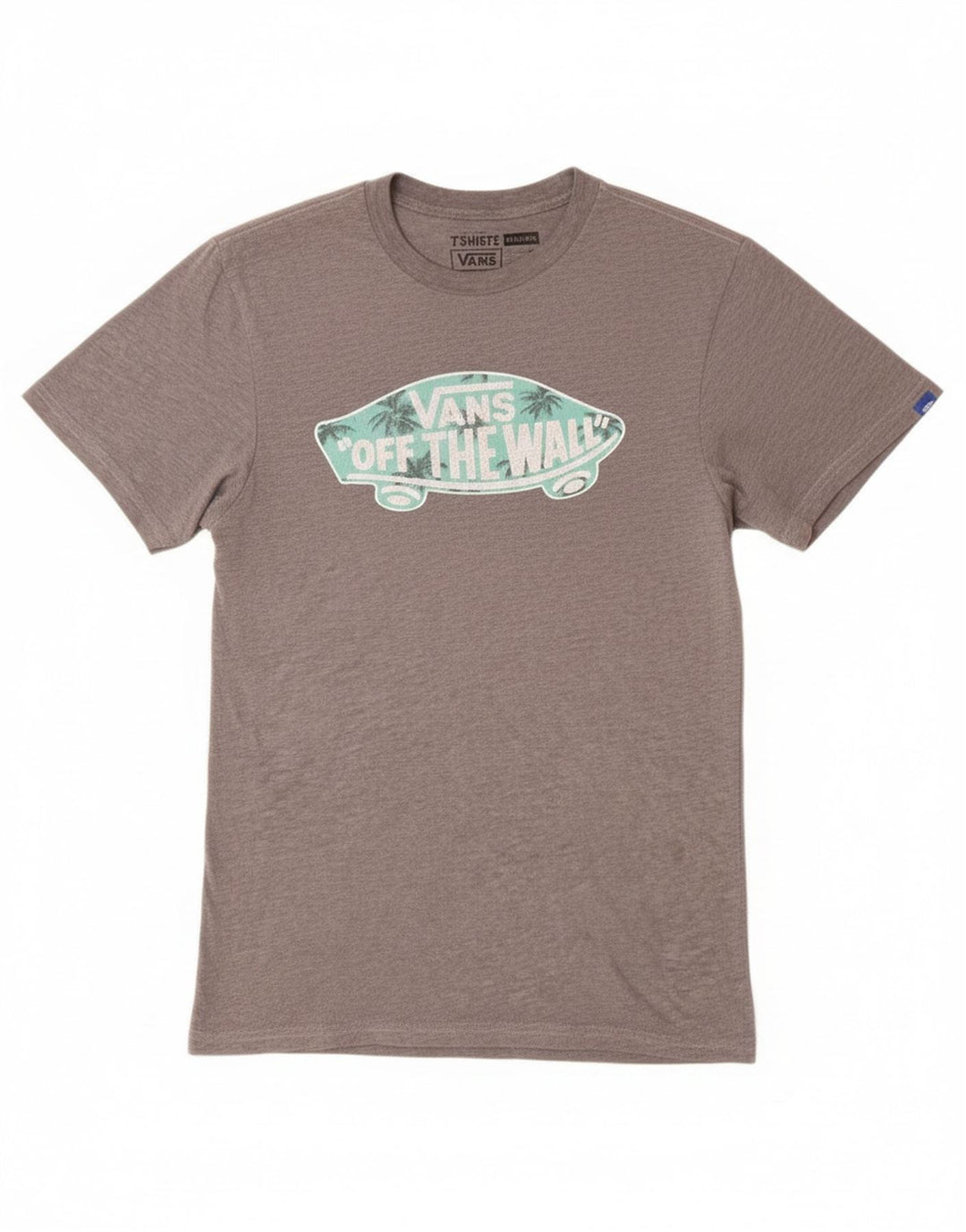 T-shirt grafica personalizzata da uomo Vans Small grigia