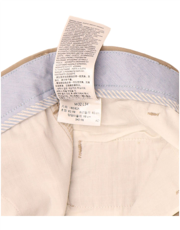 DOCKERS Pantaloni chino slim fit da uomo W32 L30 in cotone beige