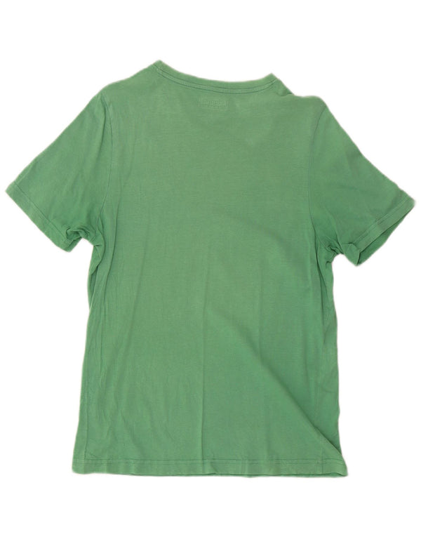 T-shirt grafica da uomo Kappa Top piccola in cotone verde