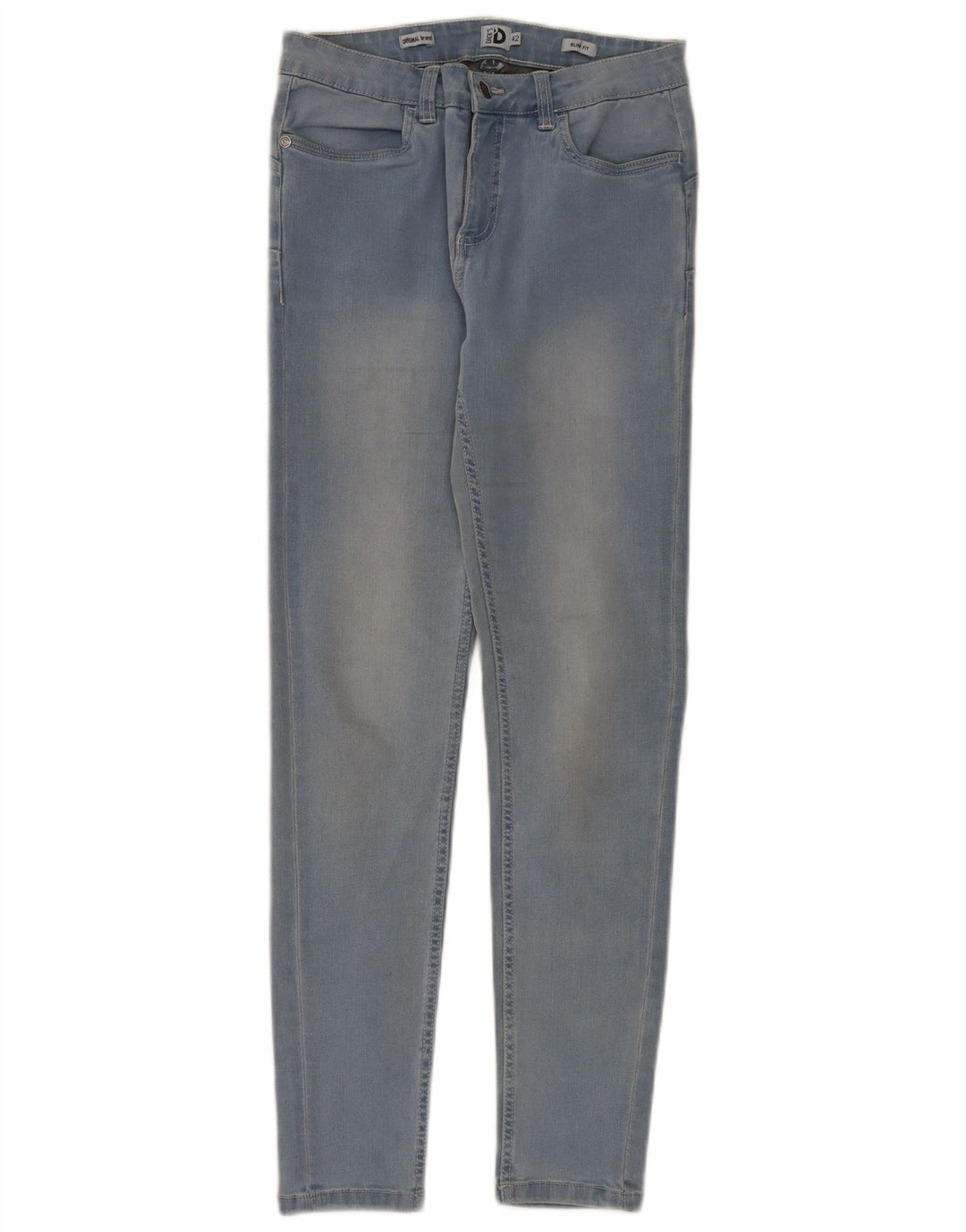 Jeans slim da donna Dack IT 42 medio W28 L30 blu Tencel