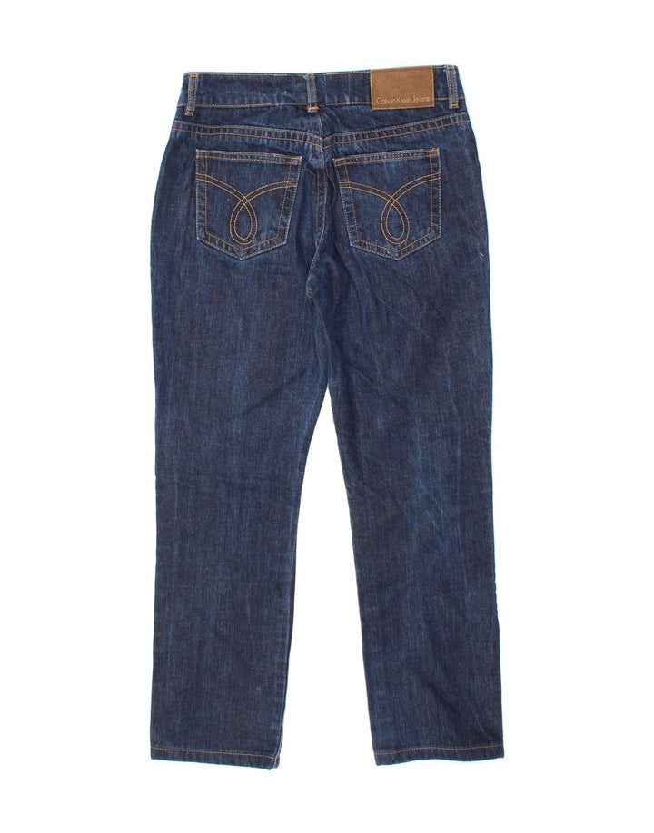 CALVIN KLEIN Womens Straight Jeans W29 L27  Blue Cotton Vintage Calvin Klein and Second-Hand Calvin Klein from Messina Hembry 