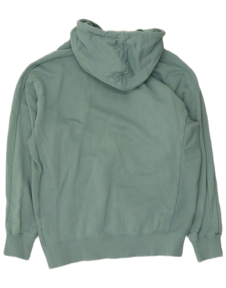 Maglione con cappuccio oversize da donna Puma UK 10 piccolo cotone blu