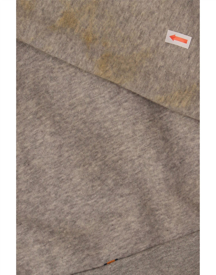 ADIDAS Mens Graphic Sweatshirt Jumper Small Grey Vintage Adidas and Second-Hand Adidas from Messina Hembry 