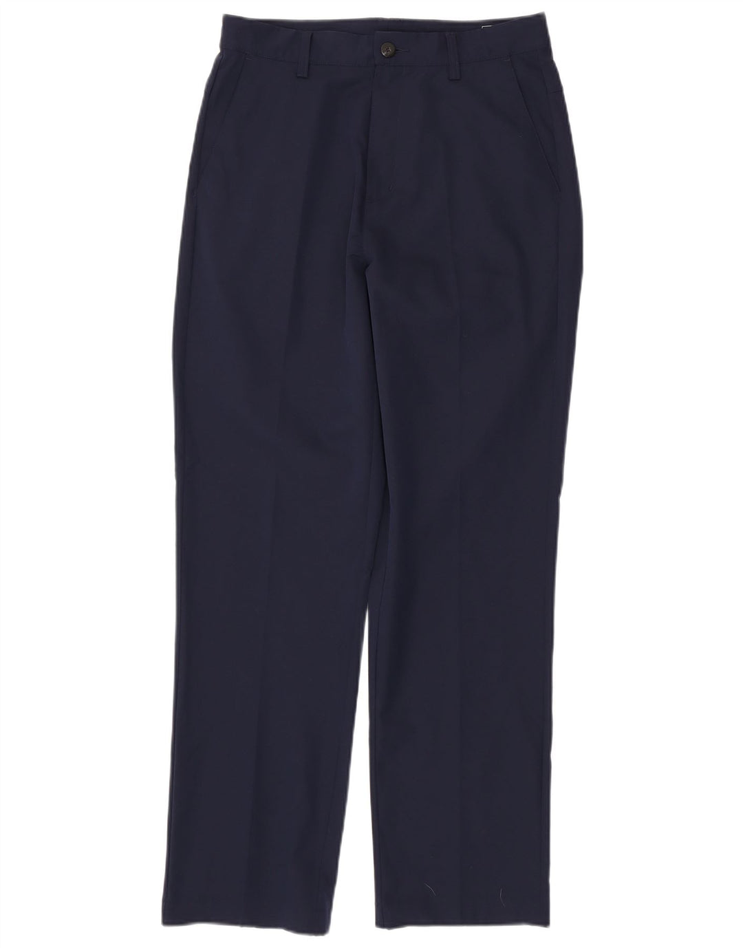 Pantaloni chino dritti ADIDAS da uomo Climalite W30 L32 poliestere blu navy