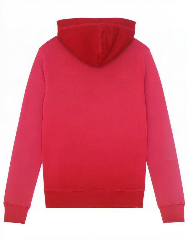 Converse Womens Oversized Hoodie Jumper UK 10 Small Burgundy Tie Dye Cotton