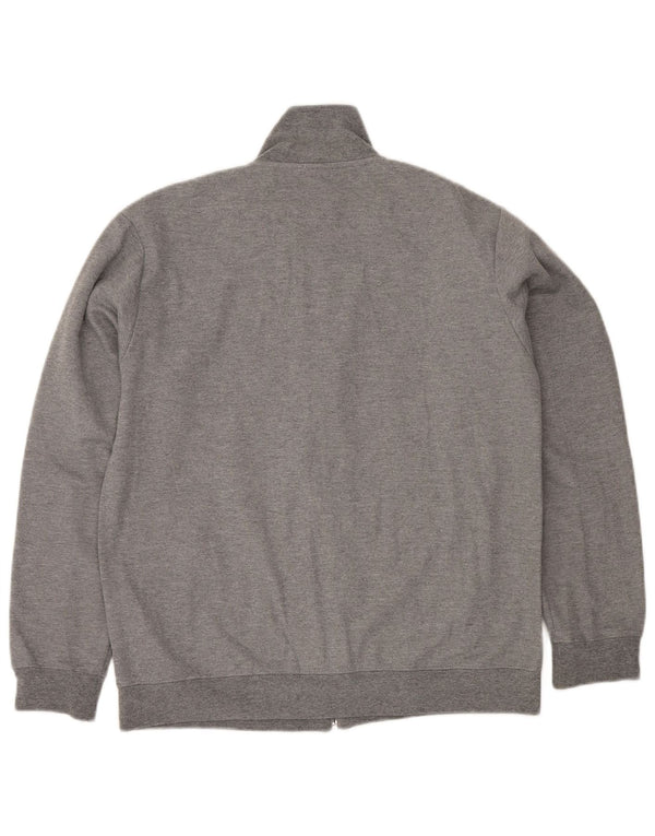 Giacca da ginnastica da uomo Asics in cotone chiazzato grigio medio
