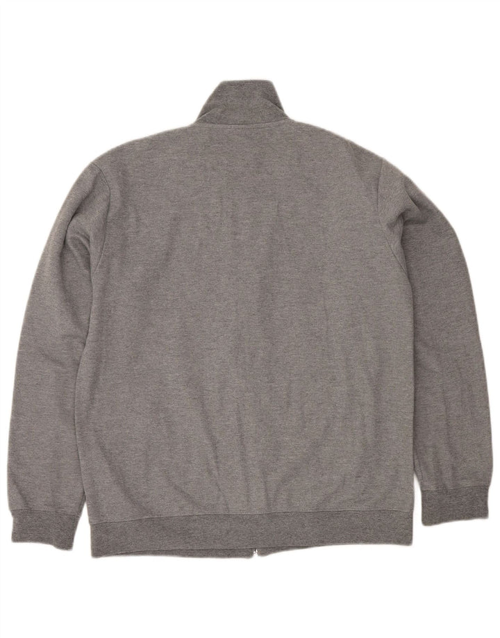 Giacca da ginnastica da uomo Asics in cotone chiazzato grigio medio