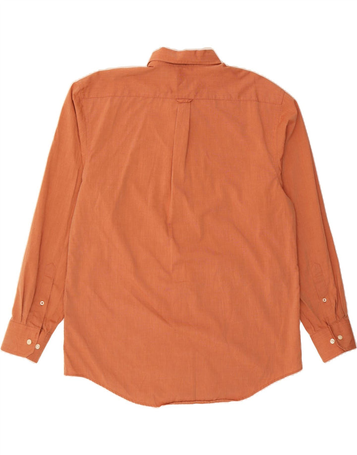 IZOD Mens Shirt Large Orange Cotton Vintage Izod and Second-Hand Izod from Messina Hembry 
