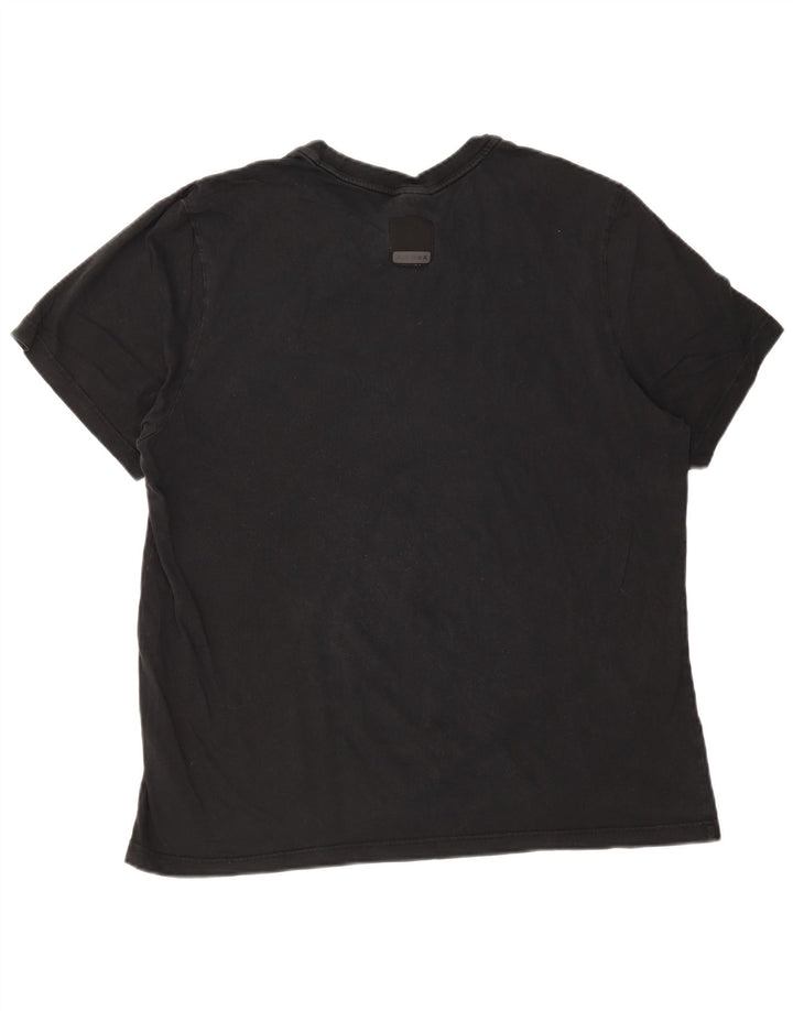 T-shirt grafica da uomo NIKE Top XL in cotone nero