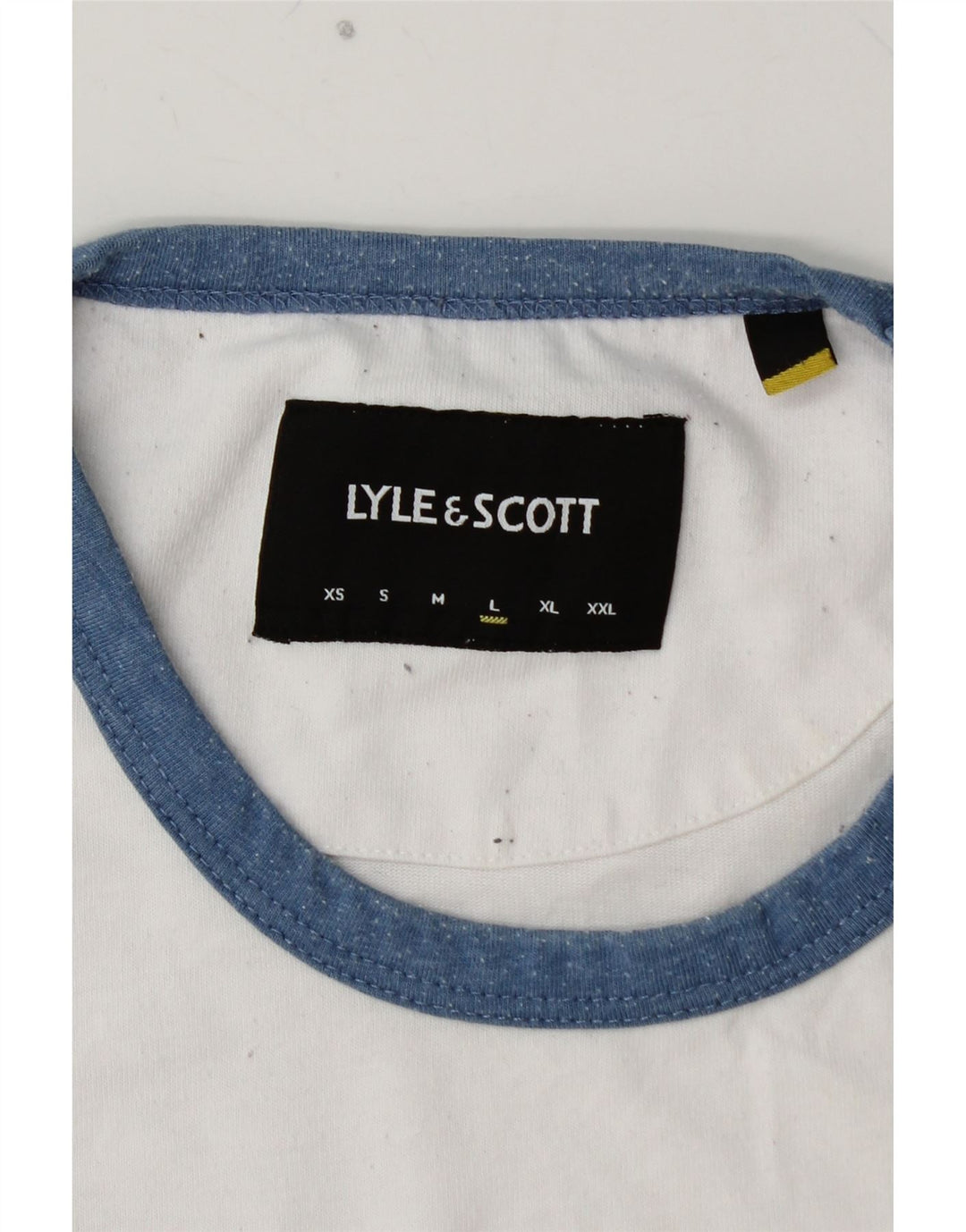 T-shirt da uomo LYLE & SCOTT grande in cotone bianco