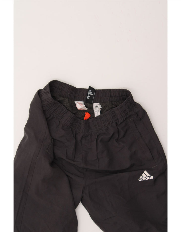 ADIDAS Boys Tracksuit Trousers Joggers 13-14 Years Grey Polyester Vintage Adidas and Second-Hand Adidas from Messina Hembry 