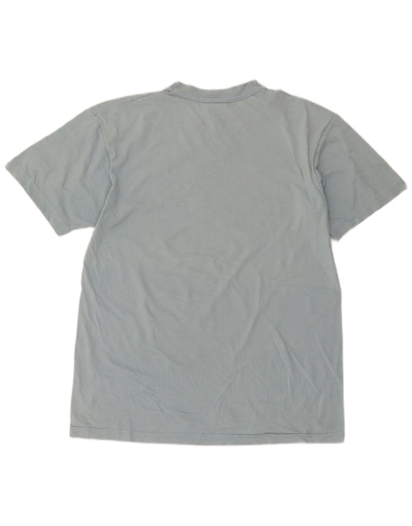 T-shirt grafica da uomo Diadora Top Large in cotone blu