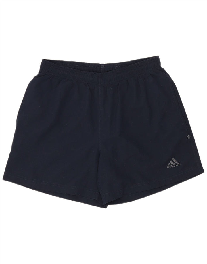 Pantaloncini sportivi da uomo ADIDAS medio blu navy in poliestere