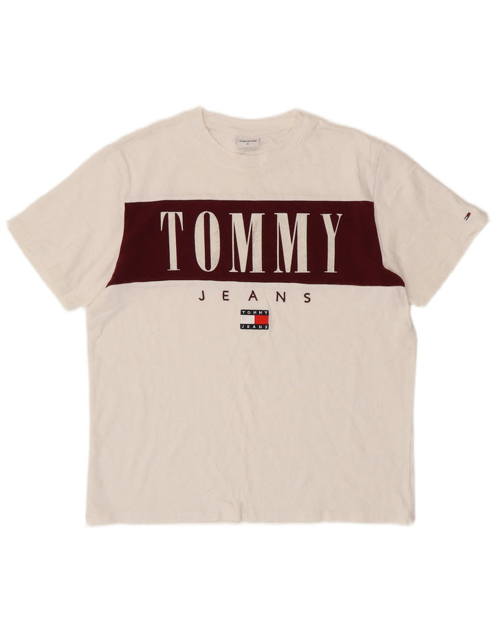 TOMMY HILFIGER T-shirt grafica da uomo Top color bianco medio