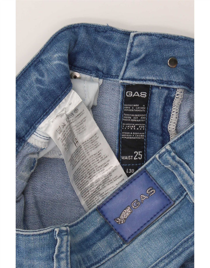 Jeans slim corti Britty da donna Gas W25 L23 cotone blu