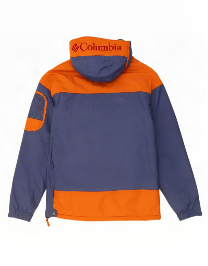 Giacca anorak grafica da uomo Columbia UK 36 Small Blu Navy Colourblock