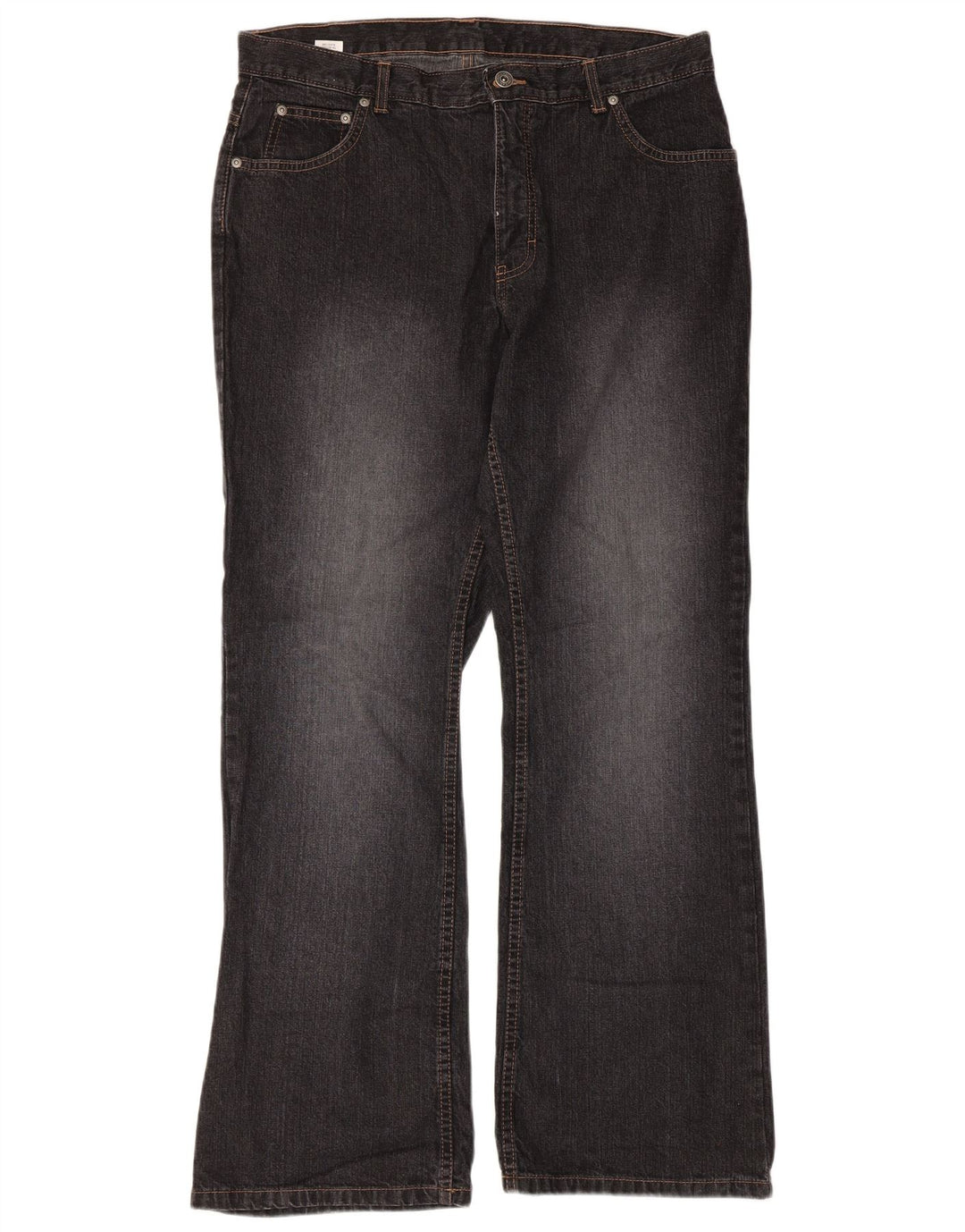 Jeans Bootcut da donna Marks & Spencer UK 16 Large W34 L30 Cotone nero