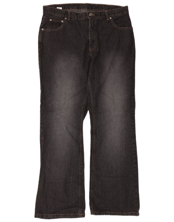 Jeans Bootcut da donna Marks & Spencer UK 16 Large W34 L30 Cotone nero