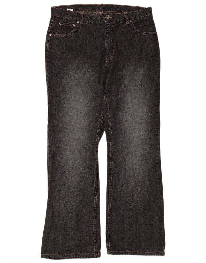Jeans Bootcut da donna Marks & Spencer UK 16 Large W34 L30 Cotone nero
