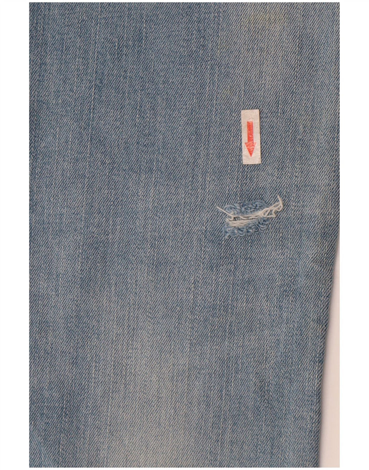 Jeans dritti vestibilità regolare da uomo Armani W32 L34 cotone blu