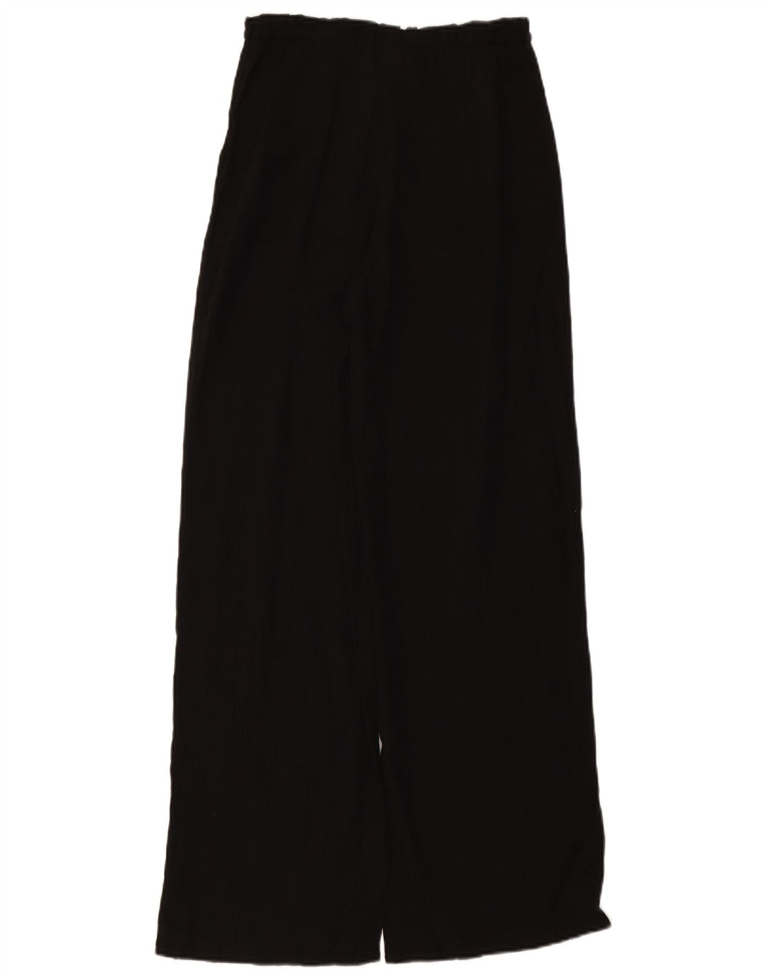 Pantaloni a Gamba Larga a Vita Alta da Donna ZARA UK 4 XS W24 L11 Nero