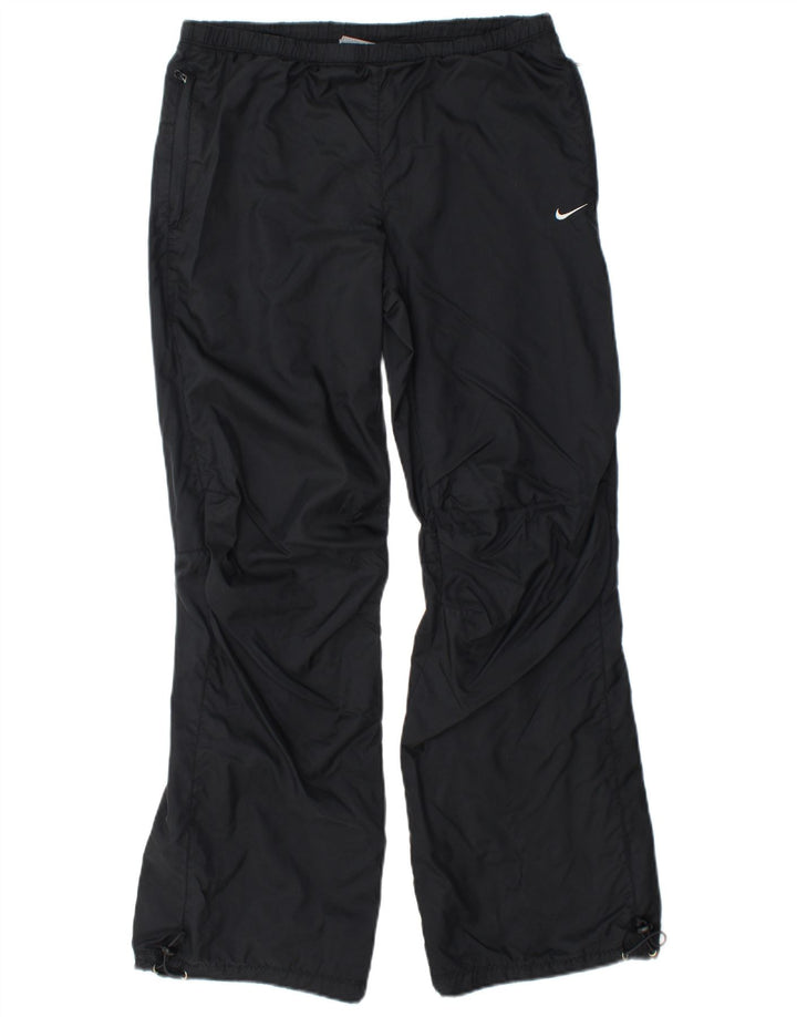 Pantaloni impermeabili da donna NIKE UK 8/10 piccoli in nylon nero